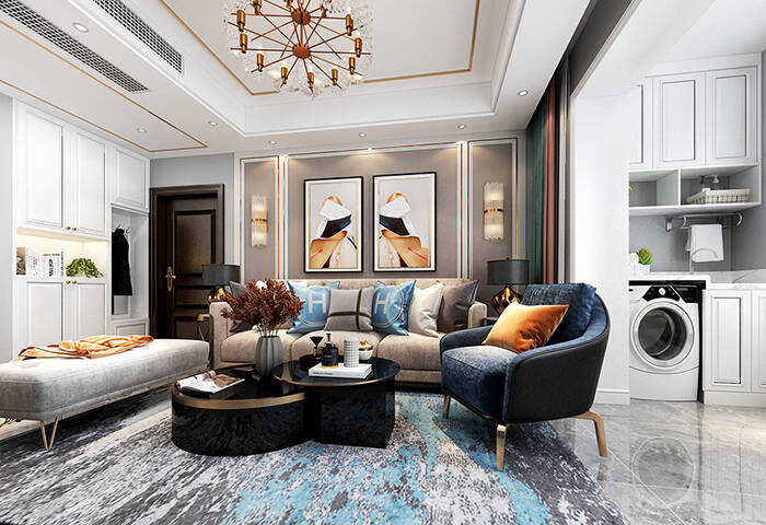 海爾產(chǎn)城創(chuàng)悅湖蘭庭|輕奢風(fēng)格