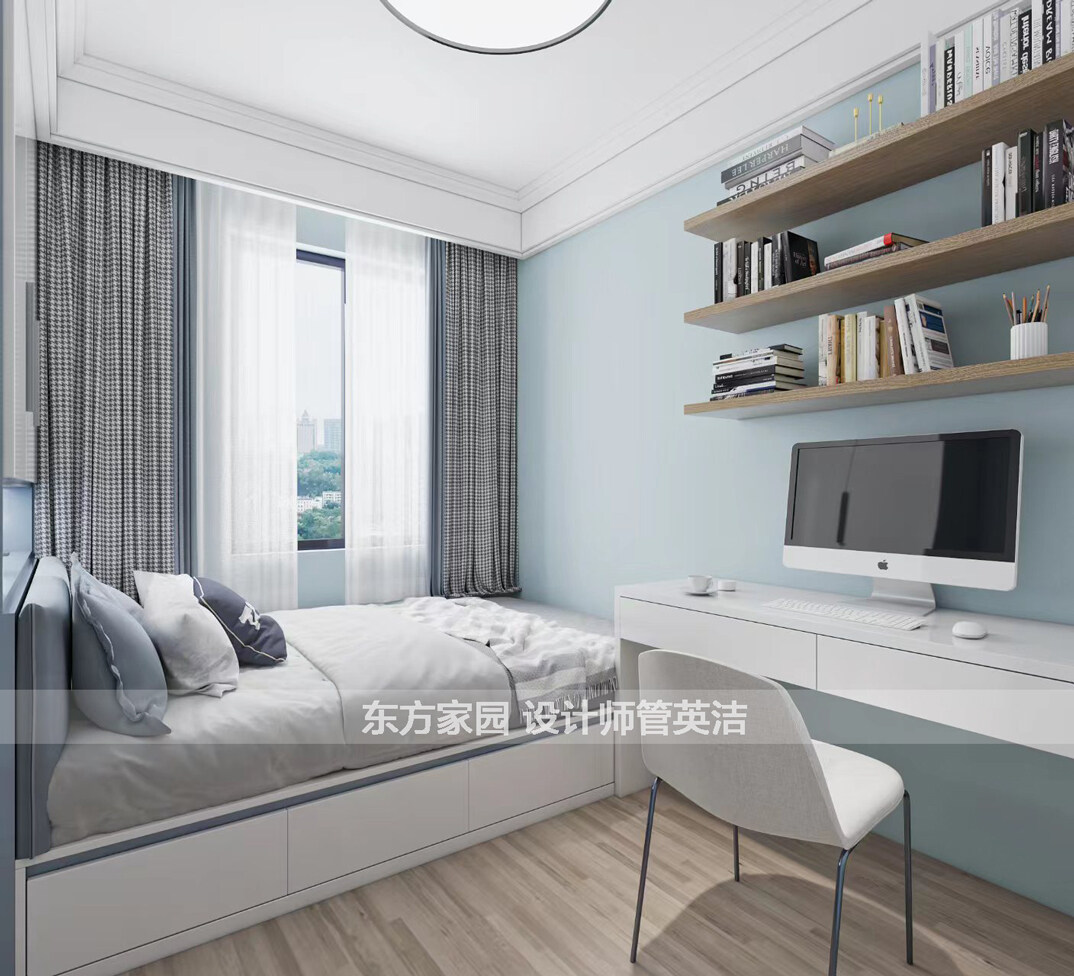魯商藍(lán)岸國際127㎡三室二廳次臥現(xiàn)代簡約風(fēng)格戶型研發(fā)案例效果圖-詳細(xì).jpg